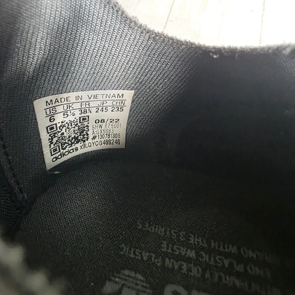 Adidas NMD R1 Black Mesh Athletic Sneakers‎ Shoes Women's Size 7.5